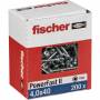 Fischer Power-fast Ii 670239 Spanplattenschrauben 4 Mm 40 Mm 1