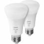 Philips - Hue LED Lampe E27 2er Set 9,5W 1100lm White