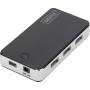 Digitus - Digitus DA-70222 480Mbit/s Negro, Plata nodo concentrador