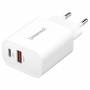 Intenso - Power Adapter 1x USB-A/1x USB-C 30W White