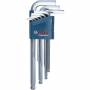 Bosch Professional Allen Key Hex 9 Pcs Sechskantschlss - Professional Allen Key Hex 9 pcs Sechskantschlssel-Set (1.600.A01.TH5)
