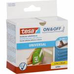 Tesa - tesa ON&OFF 通用尼龙搭扣胶带白色 2.5m 20mm