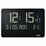Braun - BC 14 noir quartz horloge murale numrique