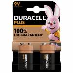 Duracell - 1x2 Duracell Plus 9V-Block MN1640 6LR61