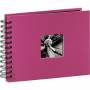 Hama - Fine Art Spiral pink 24x17 50 schwarze Seiten 113674