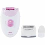 Braun - Braun Silk-pil 3 3-031 20 pince(s) Rose, Blanc