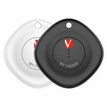 Verbatim - Verbatim MYF-02 Bluetooth Item Finder 2 pack Black/White