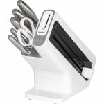 Ninja - NINJA StaySharp wei Messerblock mit Schleifer