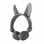 Kidywolf - Auriculares con orejas de lobo de cable desmontables