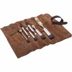 Kirschen - Stechbeitelsatz 6-tlg. Ledertasche 6-10-12-16-20-26