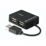 Conceptronic - CONCEPTRONIC USB-Hub 4-Port 2.0 ->4x2.0 480Mbps o.Netz. sw