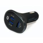 31.5w Conceptronic 3-port Usb Car Charger - Conceptronic CARDEN06B Auto Negro