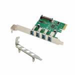 Conceptronic Pci Express Card 4 Port Usb 3.0 Emrick U32 - CONCEPTRONIC PCI Express Card x1 4-Port USB 3.0