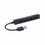 Conceptronic Usb-hub 4port Usb2.0 Schwarz - CONCEPTRONIC USB-Hub 4-Port 2.0 ->4x2.0 480Mbps o.Netz. sw