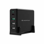 Conceptronic - CONCEPTRONIC Ladegert 4Port 3xUSB-A/USB-C Desk sw