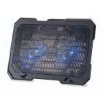 Conceptronic - CONCEPTRONIC 2-Fan Cooling Pad (15.6)/ schwarz THANA01B [DE-Version, German Keyboard]