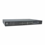 Level One - FGP-2031, Unmanaged, Fast Ethernet (10/100), Power over Ethernet (PoE), Rack-Ein