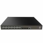 Level One - GEL-2871 - Switch - managed - 24 x 10/100/1000 + 4 x Kombi-Gigabit-SFP - Desktop, an Rack montierbar