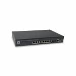 Level One - LevelOne Switch 8x GE GEP-1061 2xGSFP 19 180W 8xPoE+