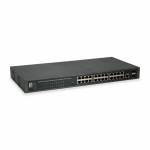 Level One - GEP-2652 - Switch - Smart - 24 x 10/100/1000 (PoE+) + 2 x Gigabit SFP - an Rack montierbar - PoE+ (370 W) (GEP-2652)