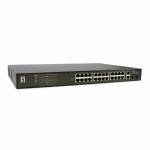 Level One - LevelOne Switch 24x GE GEP-2821 2xGE 2xGSFP 19 390W 24xPoE+