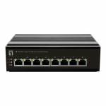 Level One - IFS-0801, Unmanaged, Fast Ethernet (10/100), Vollduplex, Wandmontage