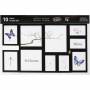 Nielsen Design - Nielsen 10er Frame Set schwarz Kunststoff Wechselrahmen 8999176