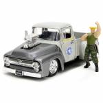Jada - Street Fighter 1956 Ford Pickup 1:24 + Guile 253255057