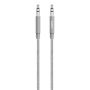 Belkin - Premium MIXIT 1,2 m Audio Kabel 3,5mm grau AV10164bt04-GRY