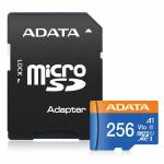 A-data - ADATA Premier - Flash-Speicherkarte (microSDXC-an-SD-Adapter inbegriffen) - 256GB - Video Class V10 / UHS-I U1 / Class10 - micro