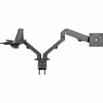 Vision - Vision VFM-DAD/4 - Befestigungskit - einstellbarer Arm - fr 2 LCD-Displays oder LCD-Display und Notebook/Tablet - Aluminiu