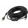 Vision - Vision TC 10MUSB+/BL/2 USB cable 10 m USB 2.0 USB A USB B Black