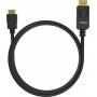 Vision - - Video cable - DisplayPort/HDMI - DisplayPort (M) to HDMI (M) - 2m - Black - 4K support (TC 2MDPHDMI/BL)