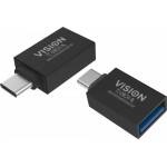 Vision - Vision Professional - USB-Adapter - USB-C (M) bis USB Typ A (W) - USB 3.0 - Schwarz