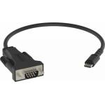 Vision - Vision Professional - Serieller Adapter - USB-C (M) zu DB-9 (M) - Schwarz