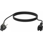 Vision - Vision TC 3MEUCVLF/BL power cable Black 3 m CEE7/7 IEC C5