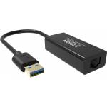 Vision - Vision TC-USBETH/BL - Network Adapter - USB 2.0 - 10/100 Ethernet x 1 - Black