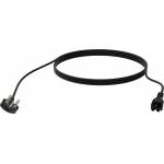 Vision - Vision TC 3MUKCVLF/BL power cable Black 3 m BS 1363 IEC C5