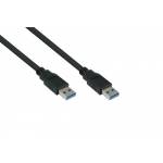 Kabelmeister - kabelmeister USB3.0 Kabel A-A UL schwarz 1m