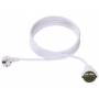 Bachmann - Kabel, Verl�ngerung, Dose(CEE7)->Stecker(CEE7), 3m, weiss,