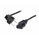 Shiverpeaks - shiverpeaks Type F/C13 15m - Power plug type F - C13 coupler - Mnnlich/weiblich - Abgewinkelt - Gerade - Nickel (BS60007-1