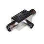 E+p Bkv 6 Kabelsplitter Silber Kabelspalter Oder -kombinator - e+p BKV 6 Divisor de seal para cable coaxial Plata cable divisor y combinador