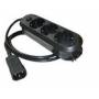 Online Usv Systeme - Online USV - Steckdosenleiste - Eingabe, Eingang IEC 60320 C14 - Ausgangsbuchsen: 3 (CEE 7/7 (SCHUKO)) - 1.8 m - fr XANTO 