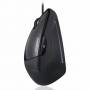 Perixx - PERIMICE-513 L - Maus - ergonomisch - Fr Linkshnder - optisch - 6 Tasten - kabelgebunden - USB - Schwarz