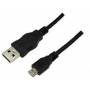 Logilink - - USB-Anschlusskabel - USB Typ A (M) - micro USB Typ B (M) - 5.0 m (USB 2.0) - Schwarz (CU0060)