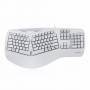 Perixx - Periboard-512 USB-Tastatur Deutsch, QWERTZ, Windows Wei Ergonomisch (11526) [DE-Version, German Keyboard]