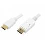  "Logilink-LogiLink 2m, HDMI-DP 2m HDMI DisplayPort White-Logilink-Adapter/Cable"
