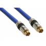 Inline -  S-VHS Kabel, PREMIUM, vergoldete Stecker, 4pol mini DIN St/St, 5m (89951P)