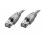Tecline - Frohlich + Walter - Patch-Kabel - RJ-45 (M) - RJ-45 (M) - 50 cm - SSTP-Kabel - (Kategorie 6) - Grau (71400)