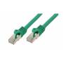 Shiverpeaks - shiverpeaks-BASIC-S--RJ45 Patchkabel S/FTP,PIMF,RohkabelCat.7 Rohkabel Halogenfrei, grn, 1,0m (BS75511-G)